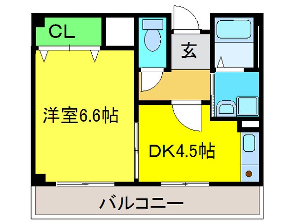 メルヴェ－ルの物件間取画像